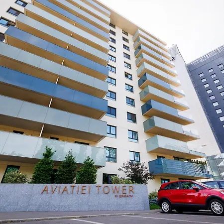 Aviatiei Sky Retreat 아파트 *